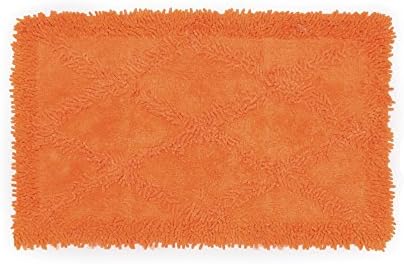 PurryRing Bath Mats, Area Rugs, Area Carpets,Bathroom Rugs,Bathroom Rugs,Living Room Rugs,Kids Bedroom Rugs 31"x19"(Diamond-Orange)
