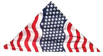 Amazon.com: American Flag Wavy Patriotic Handkerchief Red, White and