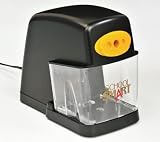 School Smart Adjustable Electric Pencil Sharpener - 7 1/4 x 5 1/2 x 3 1/4 - Black