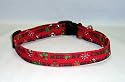 Merry Christmas Small Designer Dog Collar