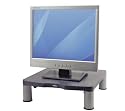 Fellowes Standard Monitor Riser 17in CRT 21in TFT Capacity 27kg 3 Heights 51-102mm Graphite Ref 9169301