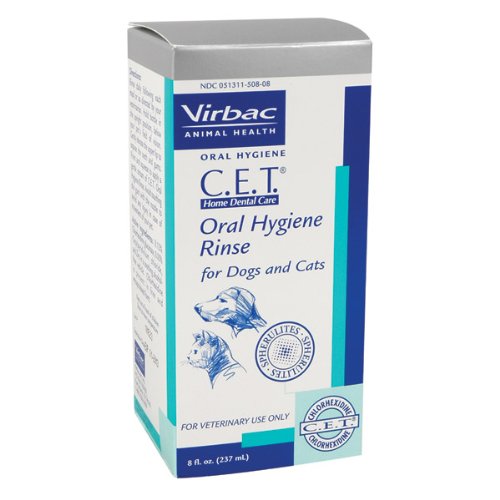 dental for dogs:C.E.T. Oral Hygiene Rinse for Dogs and Cats - 8 ounces
