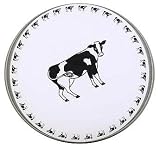 Farm black white COW Electric STOVE BURNER COVERS