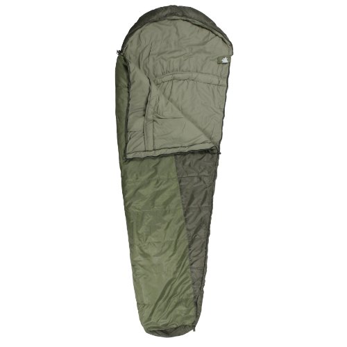 10T ARCTIC Spring Sac de couchage sarcophage Vert 230 x 85/55 cm