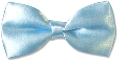 BOWTIE Solid Baby BLUE Men's Bow Tie Tuxedo Ties BowTies