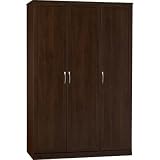 Three Door Wardrobe in Resort Cherry
