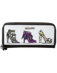 Shoes: Nine West Go To Glamour Shoe Zip Around Wallet,White,One Size - Nine West
