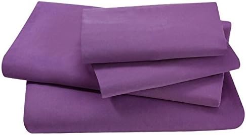 1500 Thread Count Full Size 4pcs Bed Sheet Set Egyptian Comfort Deep Pocked Purple