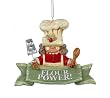 Mom's Kitchen Flour Power Kitchen Chef Christmas Ornament 3"