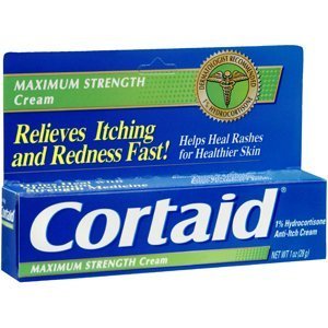 Special Pack of 5 CORTAID MAX STRENGTH CREAM 1 oz