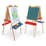 Melissa & Doug Deluxe Wooden Standing Art Easel