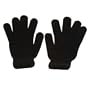 Woman Chenille Gloves-Black W27S36C