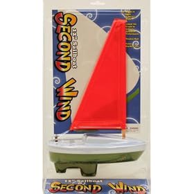 Second Wind 12-in Toy Sailboat for Swimming Pools and Bathtubs by DD