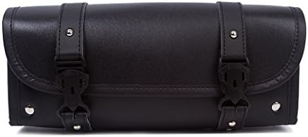 2PC Motorcycle Saddlebag Storage Tool Pouch Roll Barrel Bag For Harley Davidson