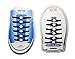 Gold_Bugs Silicone No-tie Shoelaces (black-white)
