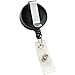 Gray Eyes Optometry Eye Doctor Black Retractable ID Tag Badge Reel