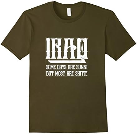 IRAQ - War Veterans Know - Male Large - Olive