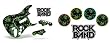 Rock Band Drum, Guitar Skin Combo, Fits Xbox 360 / PS3/2 Rockband - Weeds Black
