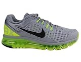 Nike Mens Air Max+ 2013 Running Shoes Wolf Grey / Black / Volt 554886-007 Size 11