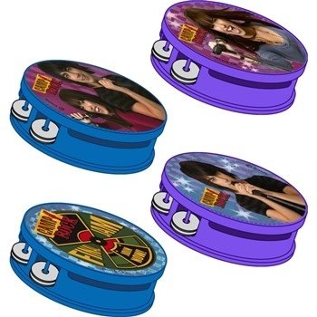 Camp Rock Tambourines 4ct