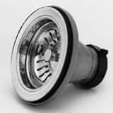 Newport Brass 122/10 Satin Bronze Large Brass Post Type Basket Strainer with Strainer and Nuts 122