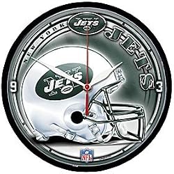 New York Jets Wall Clock - Round - Football Sports Merchandise