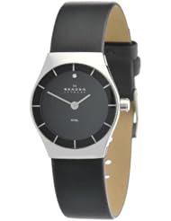Skagen Womens SKW2048 Klassik Analog Display Analog Quartz Black Watch