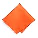 TieMart Tangerine Solid Color Pocket Square
