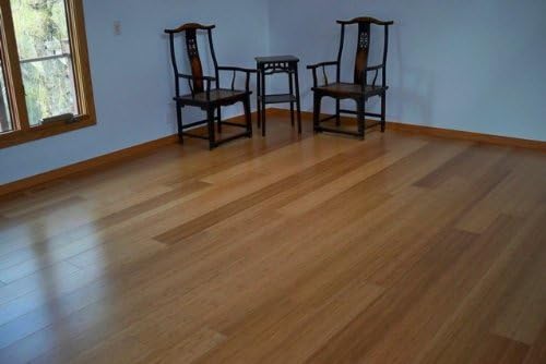 Carbonized Bamboo Line Solid Engineered Wood Floor (Sample)