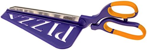 Pizza Cutter - Stainless Steel Pizza Scissors w/ Attached Spatula - Serves Hot Pizza Easily from a Pizza Stone, Pizza Pan or Pizza Oven - Ergonomic Grip &amp; Cutting Design - Perfect Pizza Slices