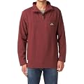 Weird Fish Perth Fleece - Oxblood Red