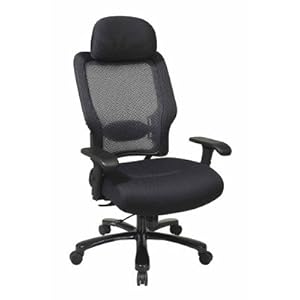 Space Seating Professional Big and Tall Chair in Black Space Seating Professional Big and Tall Chair in Black