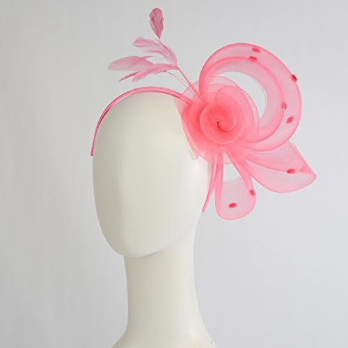 Fascinators Cocktail Hat - 5610H (SHOCKING PINK)