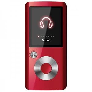 Coby 4 GB Video MP3 Player with FM Radio (Red)