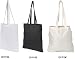 NATURAL COTTON TOTE SHOPPER BAG - 3 COLOURS - LOW PRICE