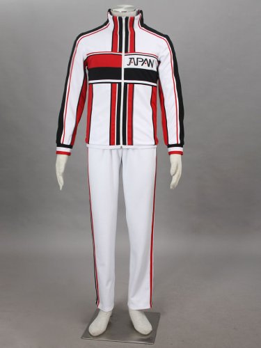 CTMWEB - Japanese Anime Prince of Tennis Cosplay Costume - Team Japan Winter Jersey 1st Version Set XX-Large