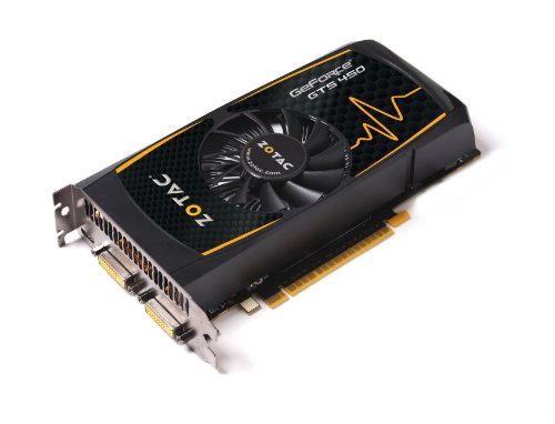 Zotac 810MHz/3608MHz GeForce GTS 450 1 GB GDDR5 128-bit PCI Express Graphic Card ZT-40501-10L