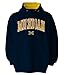 NCAA Michigan Wolverines Hooded Sweatshirt, Navy, Medium