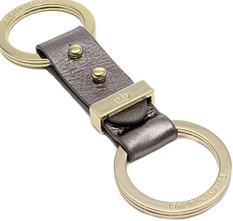 Valet Key Fob - Gunmetal Washed Leather