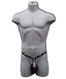 Male Power Men's Fetish Lingerie, Caesar, Black, Small/Med