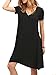 ROMWE Women's Casual T-Shirt Dress Short Sleeve V-Neck Loose Dress