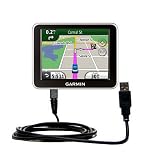 Classic Straight USB Cable for the Garmin Nuvi 2200 2240 2250 with Power Hot Sync and Charge capabilities - uses Gomadic TipExchange Technology