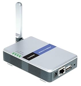 Amazon.com: Linksys Wireless-G PrintServer WPS54G - Print server - Hi ...
