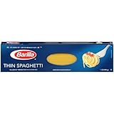 Barilla Thin Spaghetti Pasta, 16 Ounce (Pack of 4)