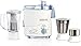 Philips HL1632 500-Watt 3 Jar Juicer Mixer Grinder with Fruit Filter (Blue)