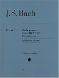 Produkt-Bild: Konzert f&uuml;r Violine und Orchester E-dur BWV 1042. Violine, Klavier: Klavierauszug