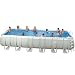 Intex Ultra Frame Rectangular Pool 24' x 12' x 52'' Complete Pool Set