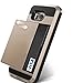 S7 Case, TekSonic® Samsung Galaxy S7 Case (Gold) Armor Series [Card Slide Slot][Drop Protection][Heavy Duty][Wallet] Full Cover Protection Tough Case for Samsung Galaxy S7 (Golden)