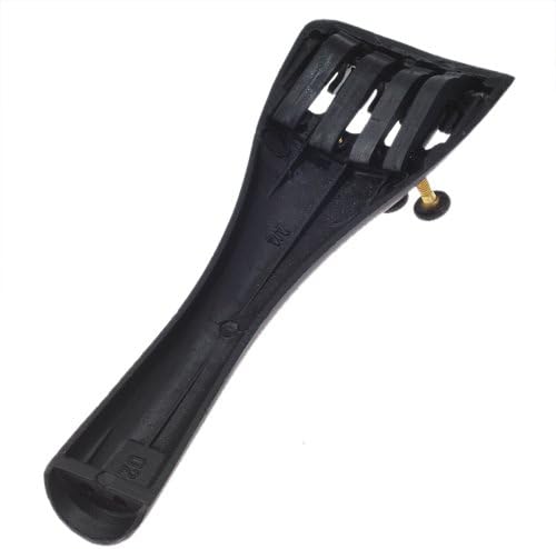 1pc 4/4 Cello Parts Bridge Aluminium Alloy Tailpiece W/built-in Tuners Black