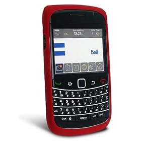 NEW OEM Blackberry Onyx 9700 Red Silicone Skin Case